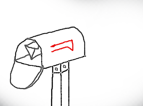  how to draw step by step mailbox drawing easy  - EasystepDrawing