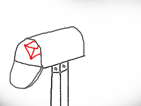  how to draw step by step mailbox drawing easy  - EasystepDrawing