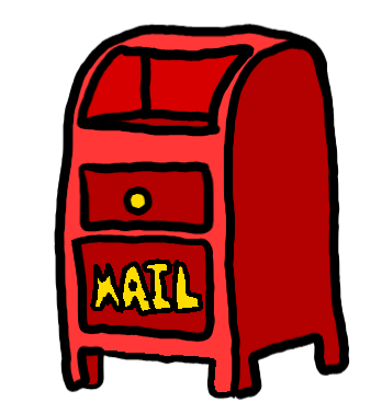 easy step by step postbox drawing - EasystepDrawing