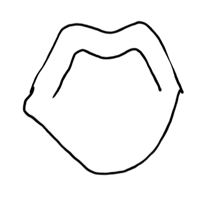  how to draw Savage Lips in easy steps - step number : 3 - Easy Step Drawing