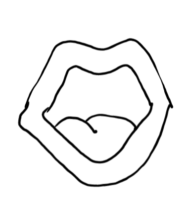  how to draw Savage Lips in easy steps - step number : 6 - Easy Step Drawing