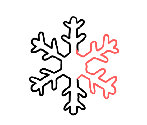  how to draw step by step snowflake drawing easy  - EasystepDrawing