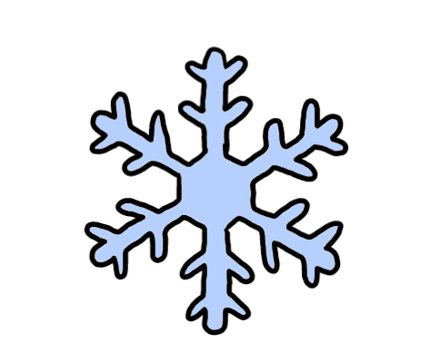 easy step by step snowflake drawing - EasystepDrawing