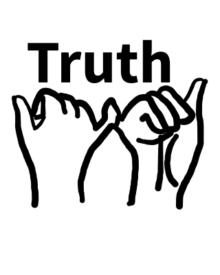 How to draw Truth in easy step by step.