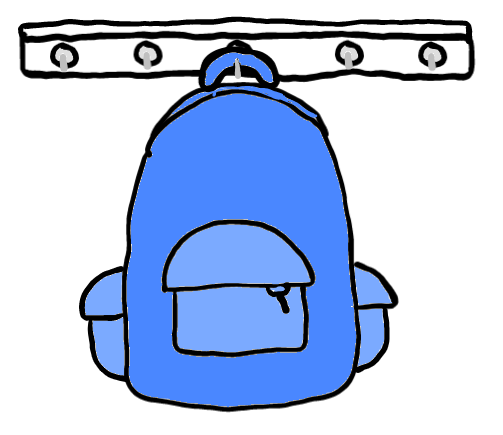 easy step by step backpack drawing - EasystepDrawing