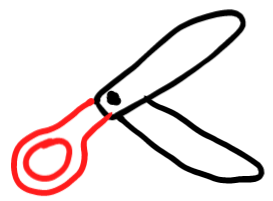  how to draw step by step scissors drawing easy  - EasystepDrawing