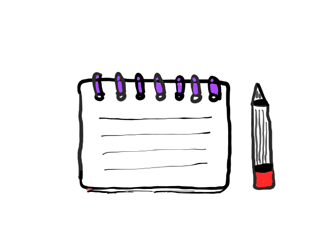 How to draw Spiral Notebook in easy step by step.