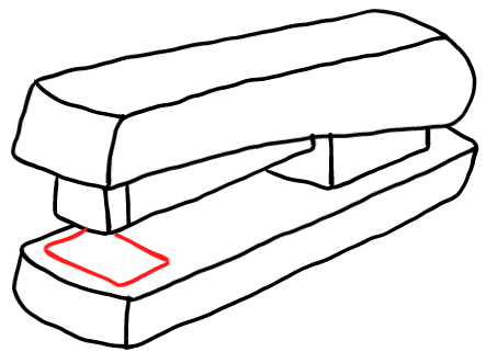  how to draw step by step stapler drawing easy  - EasystepDrawing