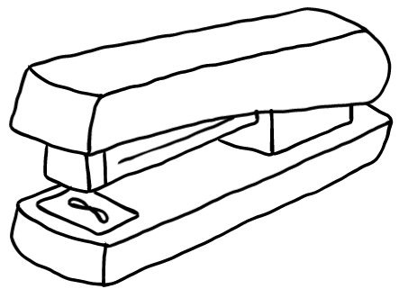  how to draw step by step stapler drawing easy  - EasystepDrawing