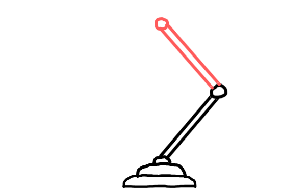  how to draw Study Lamp in easy steps - step number : 4 - Easy Step Drawing