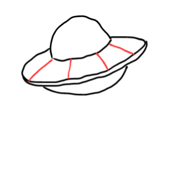  how to draw step by step alienspaceship drawing easy  - EasystepDrawing