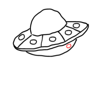  how to draw step by step alienspaceship drawing easy  - EasystepDrawing