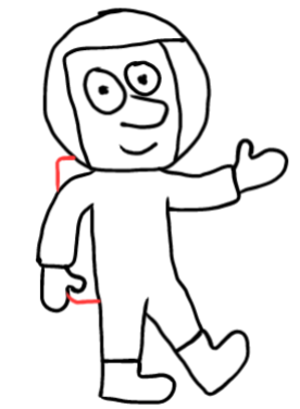  how to draw step by step astronaut drawing easy  - EasystepDrawing