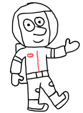  how to draw step by step astronaut drawing easy  - EasystepDrawing