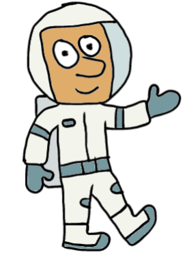 easy step by step astronaut drawing - EasystepDrawing