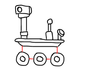  how to draw step by step marsrover drawing easy  - EasystepDrawing