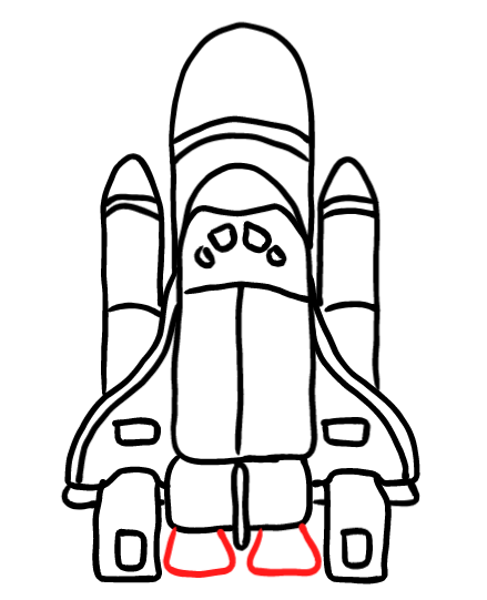  how to draw step by step spaceshuttle drawing easy  - EasystepDrawing