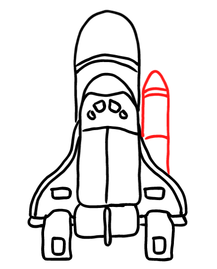  how to draw step by step spaceshuttle drawing easy  - EasystepDrawing