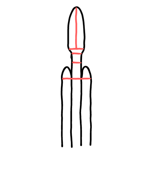  how to draw step by step spacex drawing easy  - EasystepDrawing