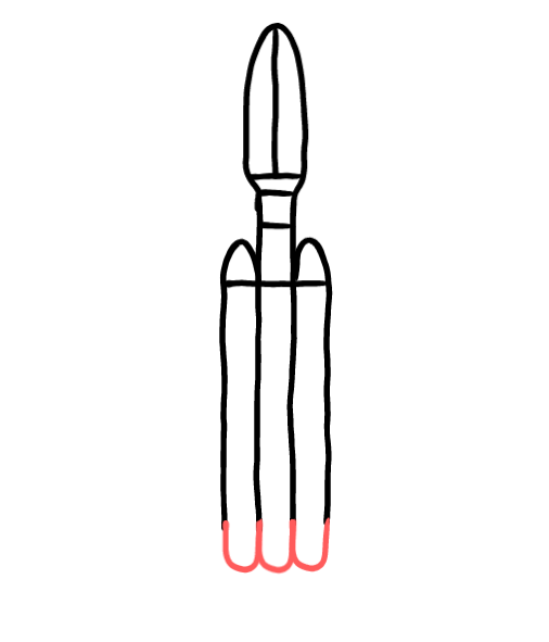  how to draw step by step spacex drawing easy  - EasystepDrawing