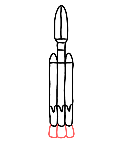  how to draw step by step spacex drawing easy  - EasystepDrawing