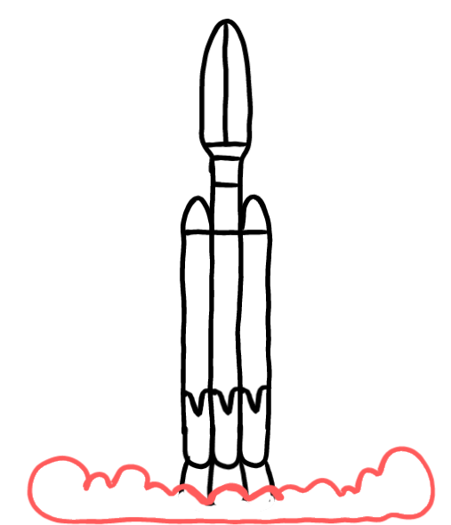  how to draw step by step spacex drawing easy  - EasystepDrawing