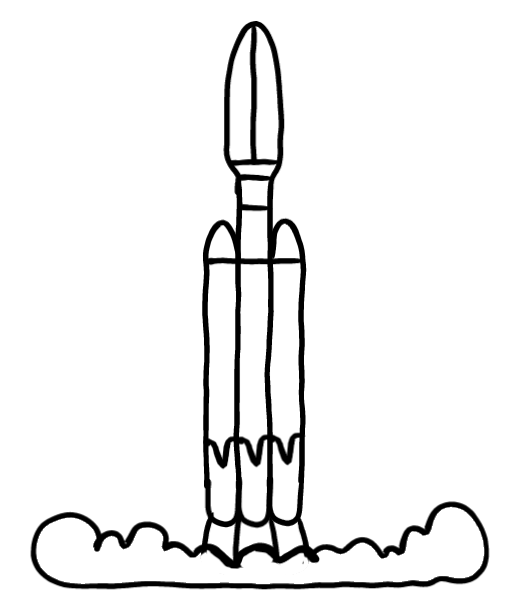  how to draw step by step spacex drawing easy  - EasystepDrawing