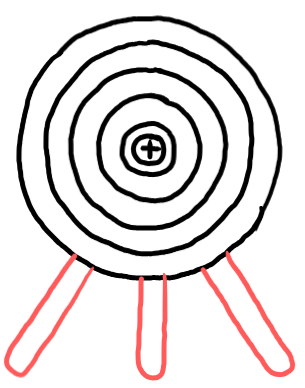  how to draw step by step archerytarget drawing easy  - EasystepDrawing