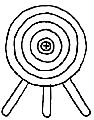  how to draw step by step archerytarget drawing easy  - EasystepDrawing