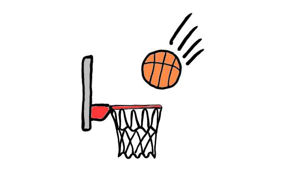 easy step by step basketballhoop drawing - EasystepDrawing