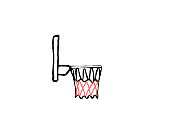  how to draw step by step basketballhoop drawing easy  - EasystepDrawing