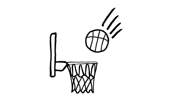  how to draw step by step basketballhoop drawing easy  - EasystepDrawing