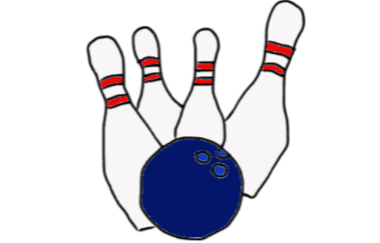 easy step by step bowlingpin drawing - EasystepDrawing