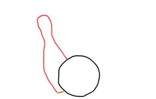  how to draw step by step bowlingpin drawing easy  - EasystepDrawing