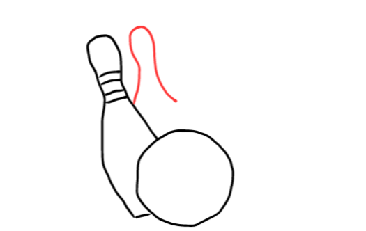  how to draw step by step bowlingpin drawing easy  - EasystepDrawing