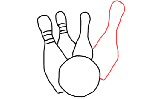  how to draw step by step bowlingpin drawing easy  - EasystepDrawing