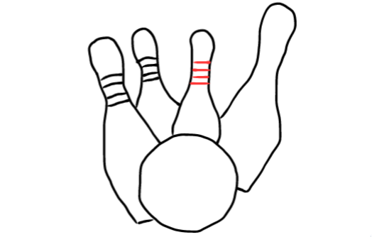  how to draw step by step bowlingpin drawing easy  - EasystepDrawing