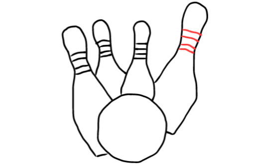  how to draw step by step bowlingpin drawing easy  - EasystepDrawing