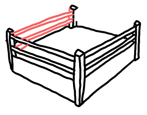  how to draw step by step boxingarena drawing easy  - EasystepDrawing