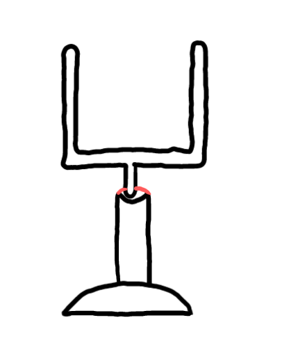  how to draw step by step goalpost drawing easy  - EasystepDrawing