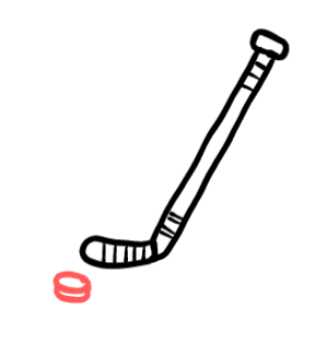  how to draw step by step hockeystick drawing easy  - EasystepDrawing