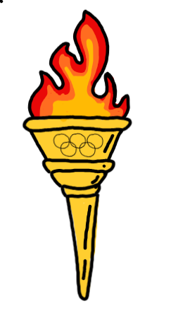 easy step by step olympictorch drawing - EasystepDrawing