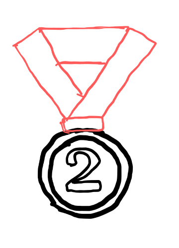  how to draw Silver Medal in easy steps - step number : 4 - Easy Step Drawing