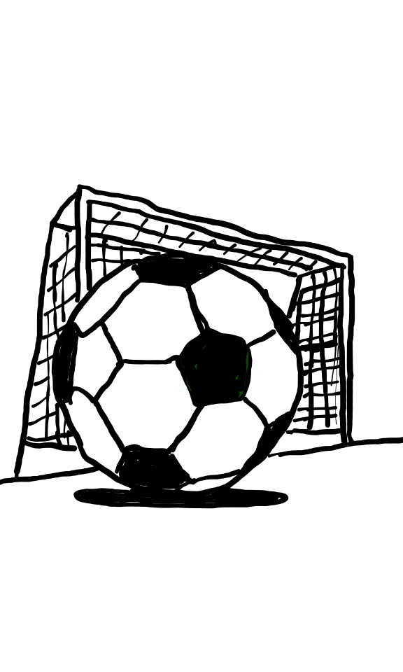  how to draw Soccer Ball in easy steps - step number : 5 - Easy Step Drawing