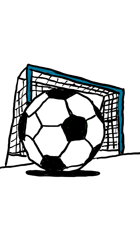 easy step by step Soccer Ball drawing - EasystepDrawing