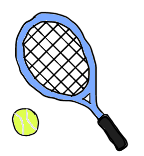 easy step by step tennisracket drawing - EasystepDrawing