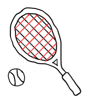  how to draw step by step tennisracket drawing easy  - EasystepDrawing