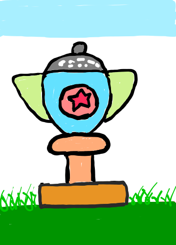 easy step by step Trophy drawing - EasystepDrawing