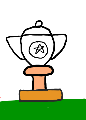  how to draw Trophy in easy steps - step number : 8 - Easy Step Drawing