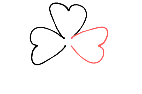  how to draw step by step shamrock drawing easy  - EasystepDrawing